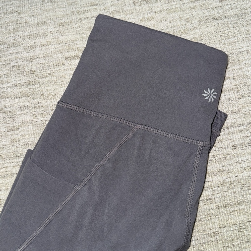 High Wasted Athleta Mesh Leggings with pocket